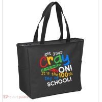 Get Your Cray On 100th Day Of School  Tote Bag thumb 2