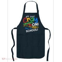 Get Your Cray On 100th Day of School Apron thumb 0