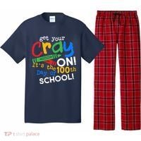 Get Your Cray On 100th Day of School Pajama Set thumb 0