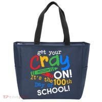 Get Your Cray On 100th Day of School Tote Bag thumb 0