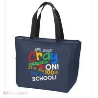 Get Your Cray On 100th Day of School Tote Bag thumb 3