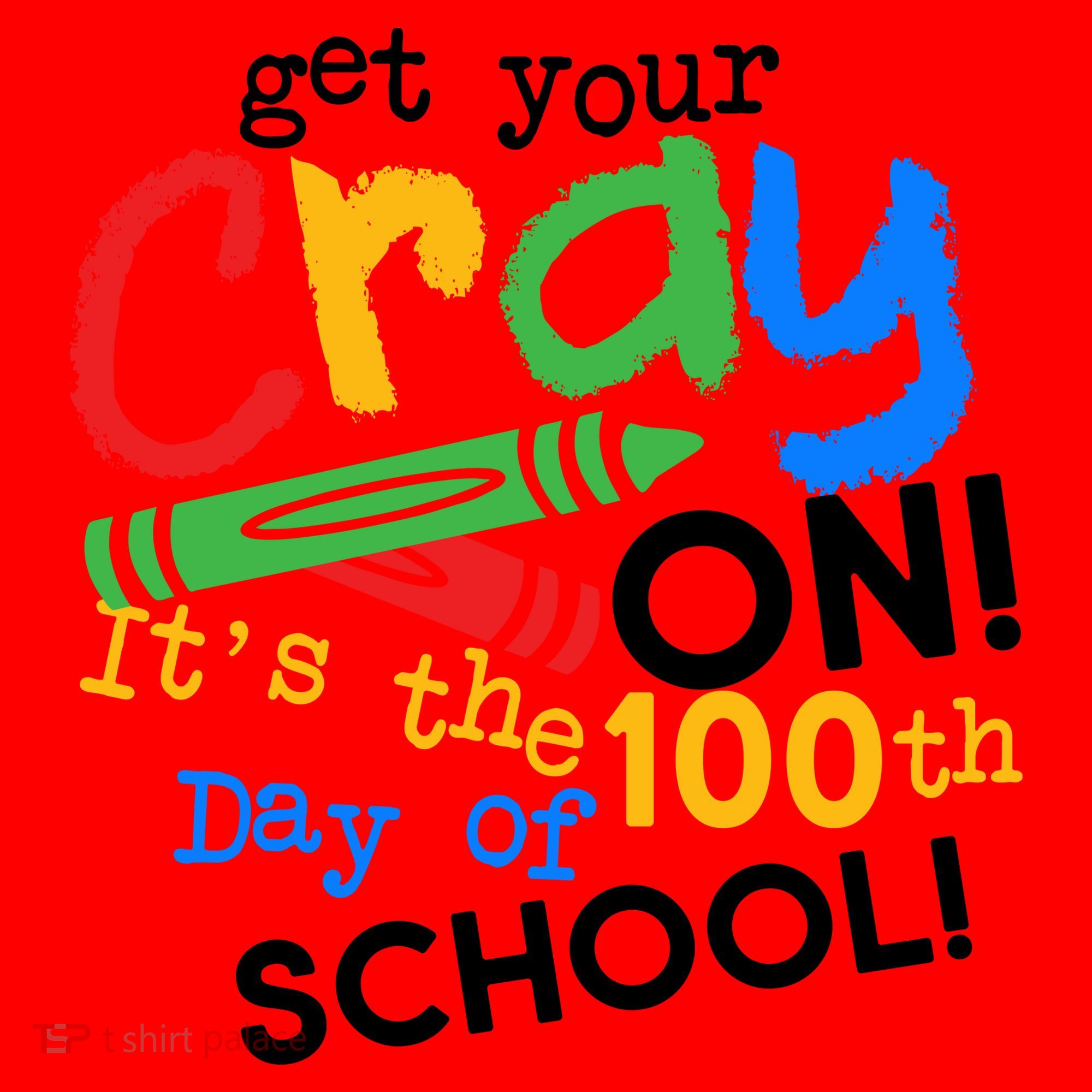 Get Your Cray On 100th Day of School Santa Hat