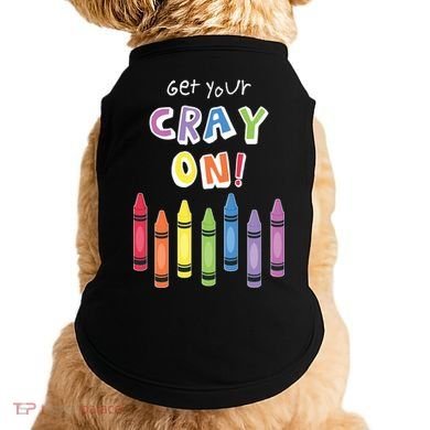 Get Your Cray On Crayon Doggie Tank