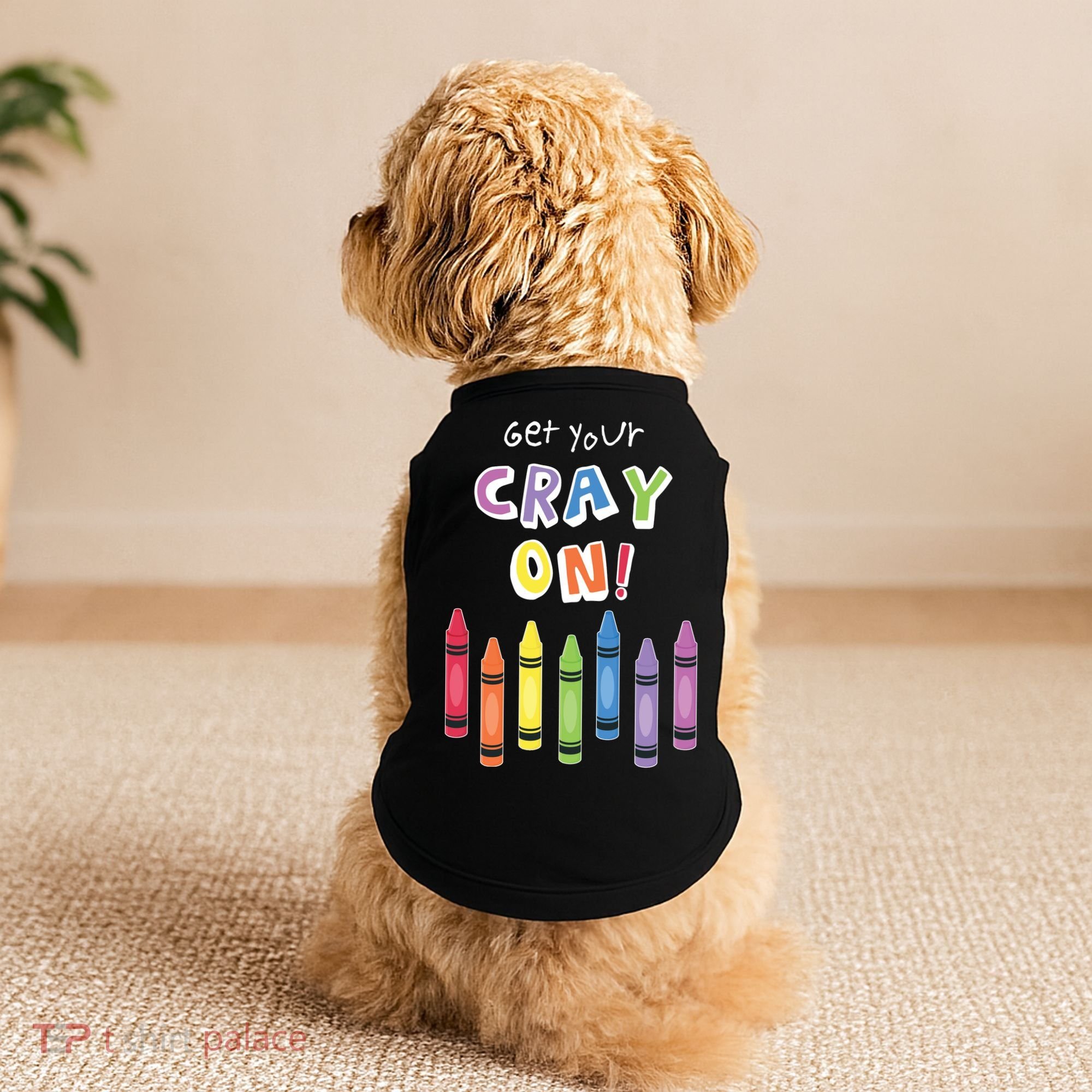Get Your Cray On Crayon Doggie Tank