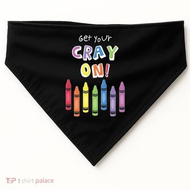 Get Your Cray On Crayon USA-Made Doggie Bandana