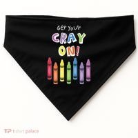 Get Your Cray On Crayon USA-Made Doggie Bandana thumb 0