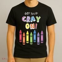 Get Your Cray On Crayon T-Shirt thumb 3