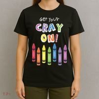 Get Your Cray On Crayon T-Shirt thumb 4