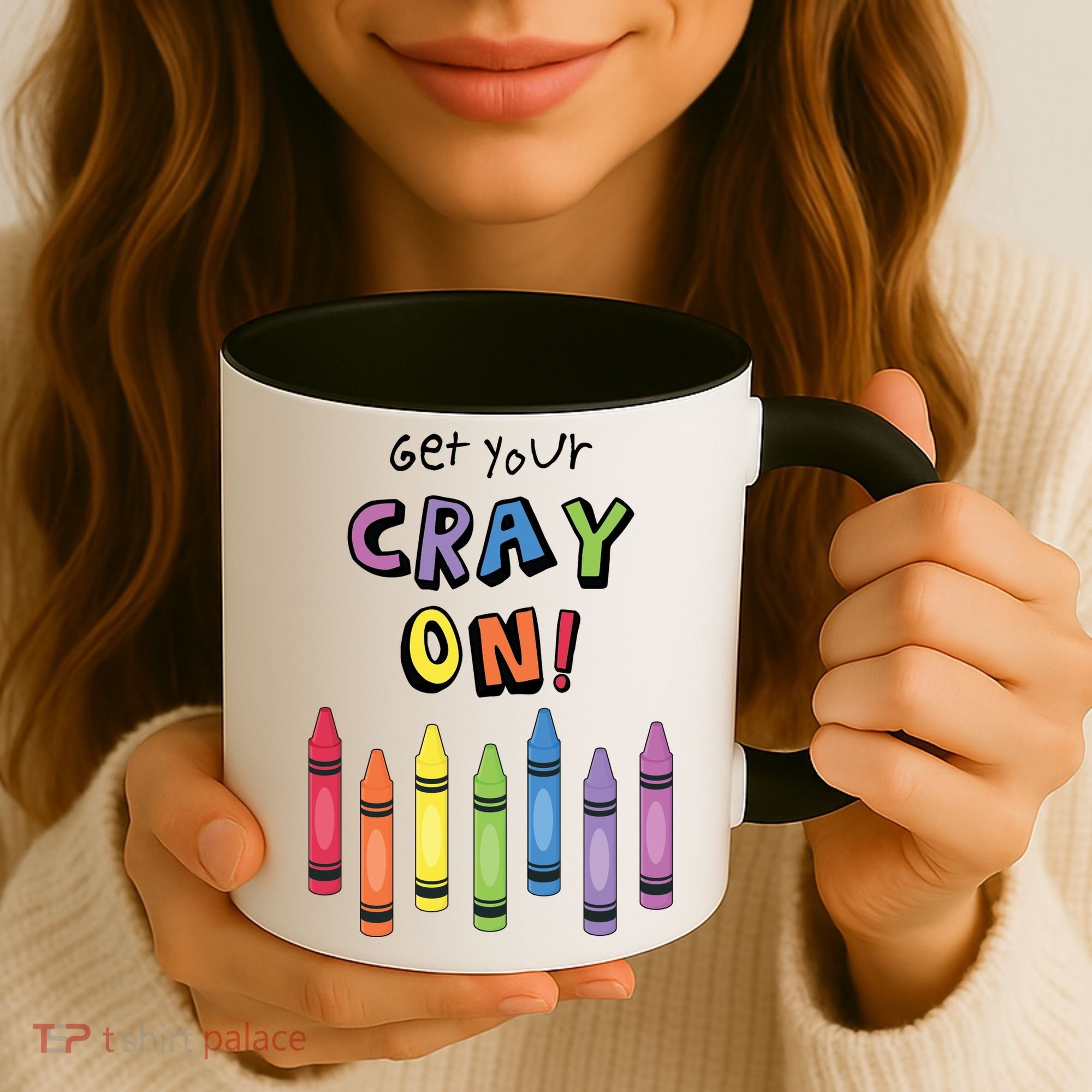 Get Your Cray On Crayon Coffee Mug