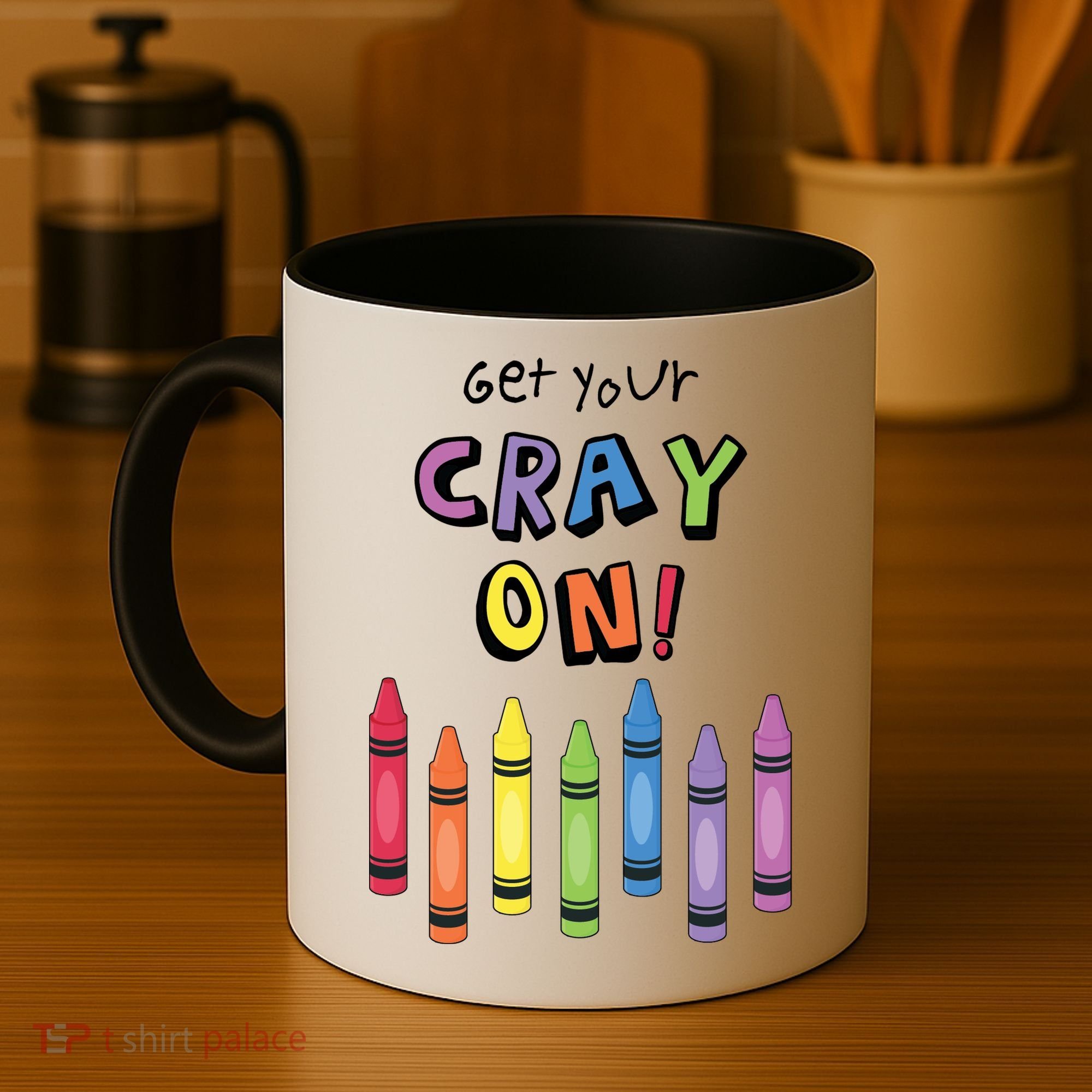 Get Your Cray On Crayon Coffee Mug