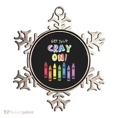 Get Your Cray On Crayon Ornament