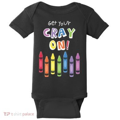 Get Your Cray On Crayon Baby Bodysuit