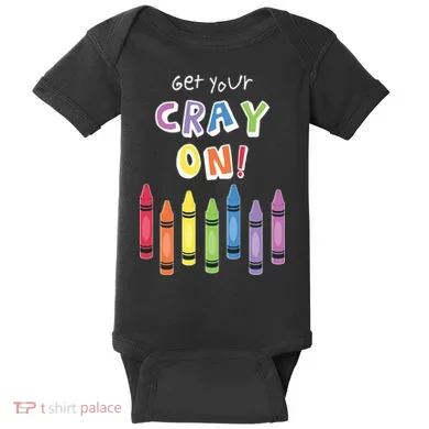 Get Your Cray On Crayon Baby Bodysuit
