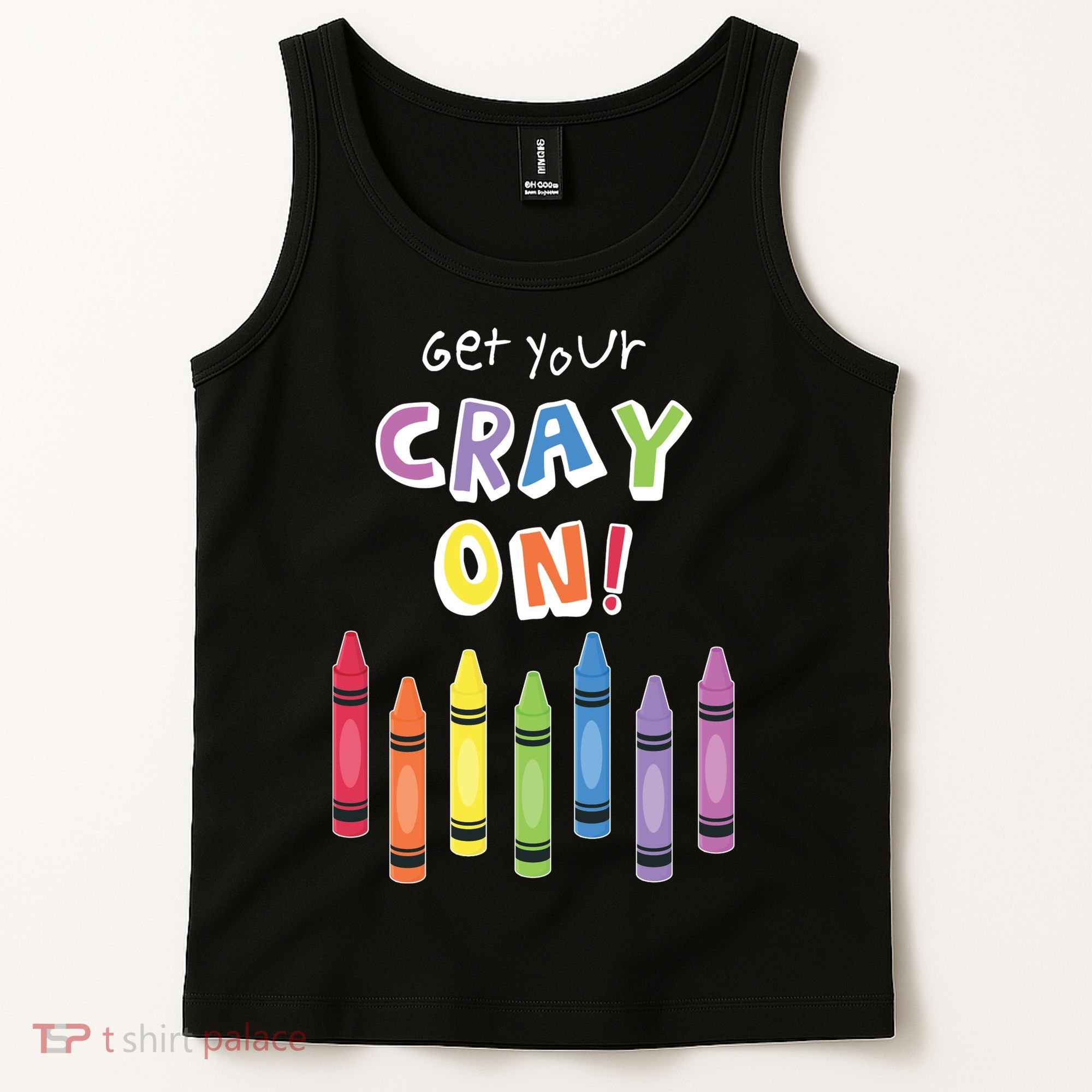 Get Your Cray On Crayon Tank Top