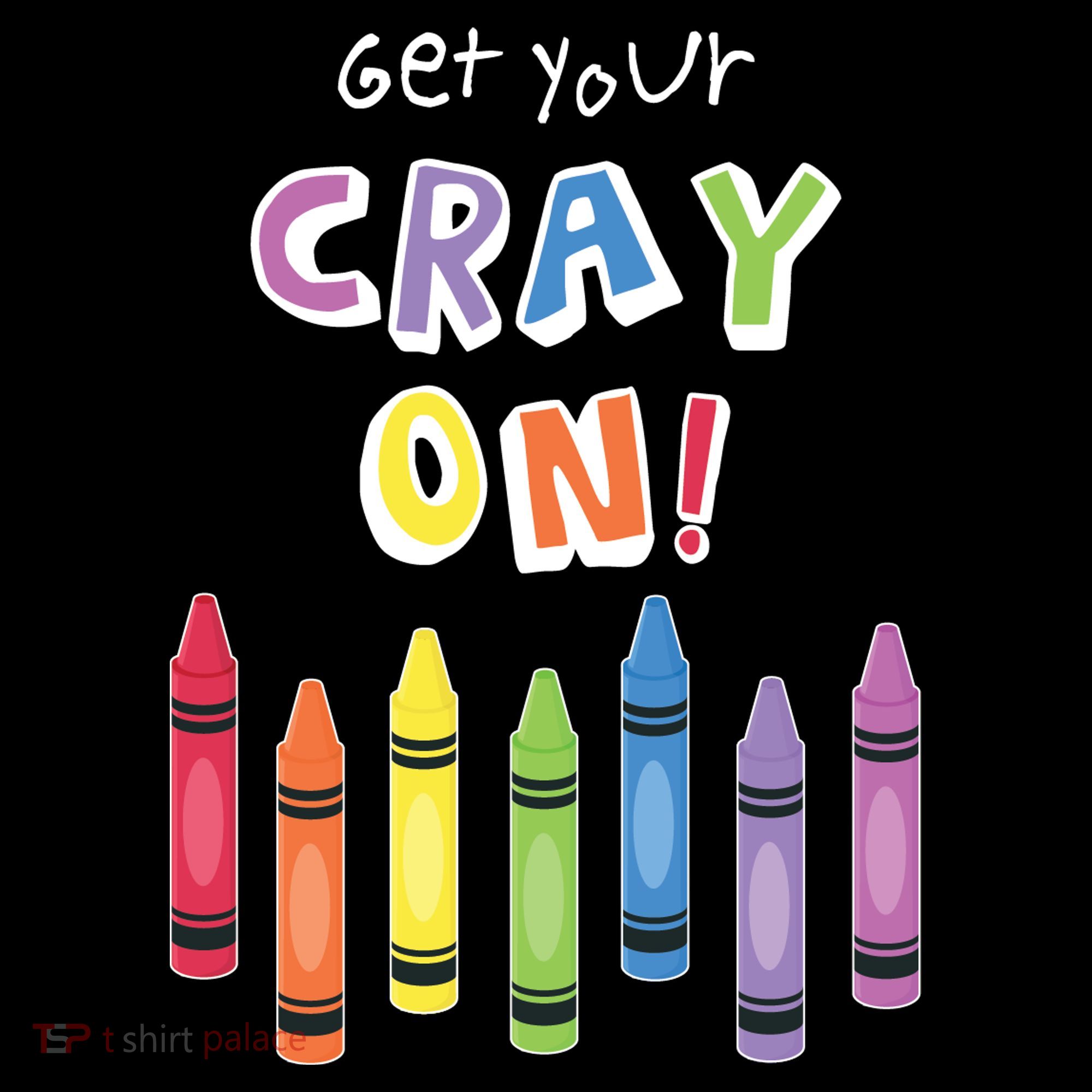 Get Your Cray On Crayon Kids Long Sleeve Shirt