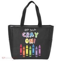 Get Your Cray On Crayon Tote Bag thumb 0