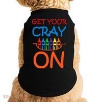 Get Your Cray On Crayon School Art Doggie Tank thumb 0
