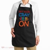 Get Your Cray On Crayon School Art Apron thumb 2