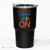 Get Your Cray On Crayon School Art Tumbler thumb 0
