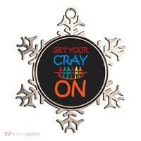 Get Your Cray On Crayon School Art Ornament thumb 0