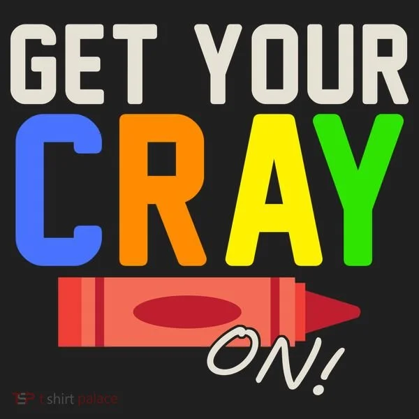 Get Your Cray-On! Fun Back To School Women's Sweatshirt