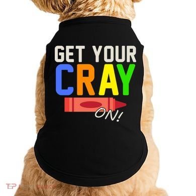 Get Your Cray-On! Fun Back To School Doggie Tank