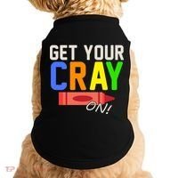 Get Your Cray-On! Fun Back To School Doggie Tank thumb 0