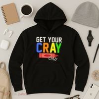 Get Your Cray-On! Fun Back To School Hoodie thumb 3