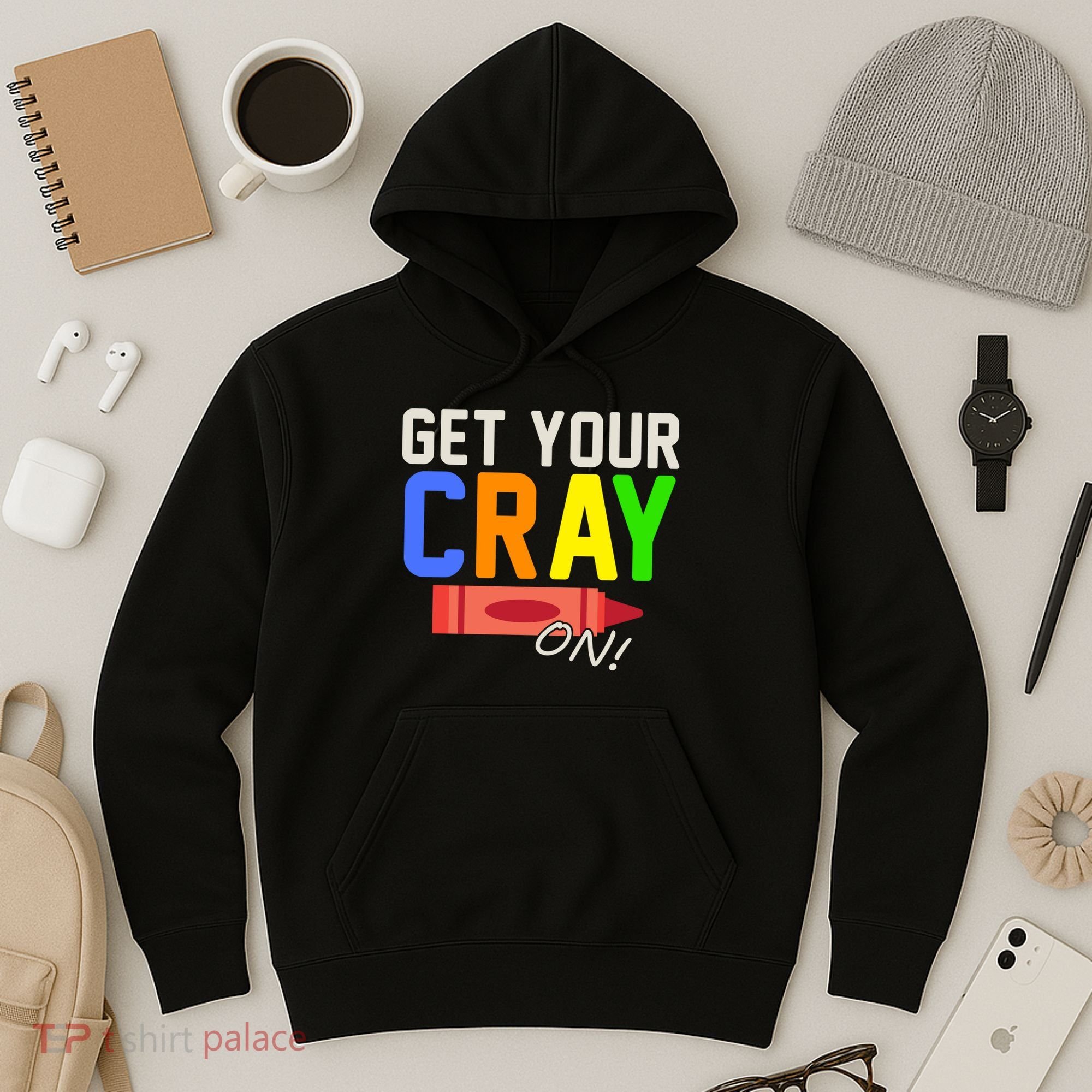 Get Your Cray-On! Fun Back To School Hoodie