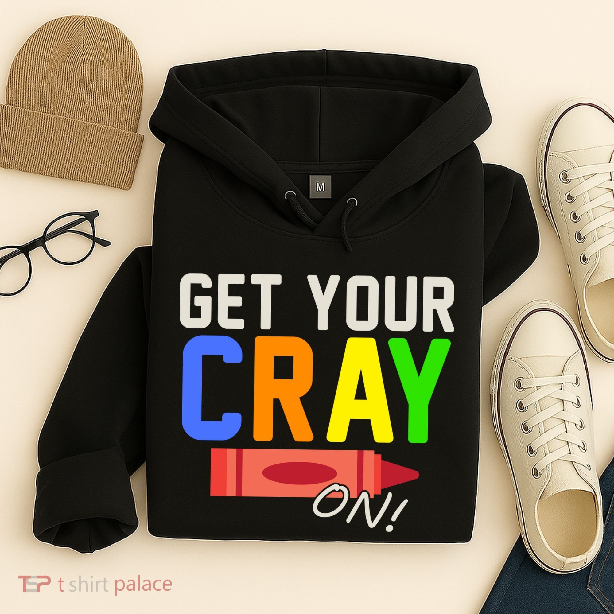 Get Your Cray-On! Fun Back To School Hoodie