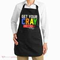 Get Your Cray-On! Fun Back To School Apron thumb 2