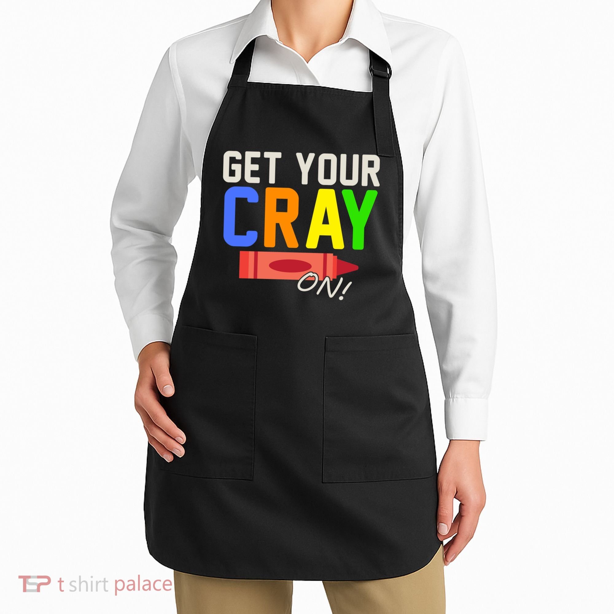 Get Your Cray-On! Fun Back To School Apron