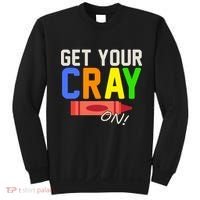 Get Your Cray-On! Fun Back To School Sweatshirt thumb 0