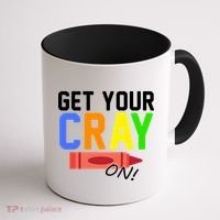 Get Your Cray-On! Fun Back To School Coffee Mug thumb 1
