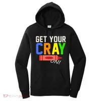 Get Your Cray-On! Fun Back To School Women's Hoodie thumb 0