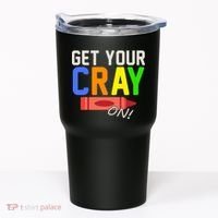Get Your Cray-On! Fun Back To School Tumbler thumb 0