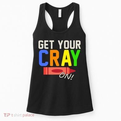 Get Your Cray-On! Fun Back To School Women's Tank Top