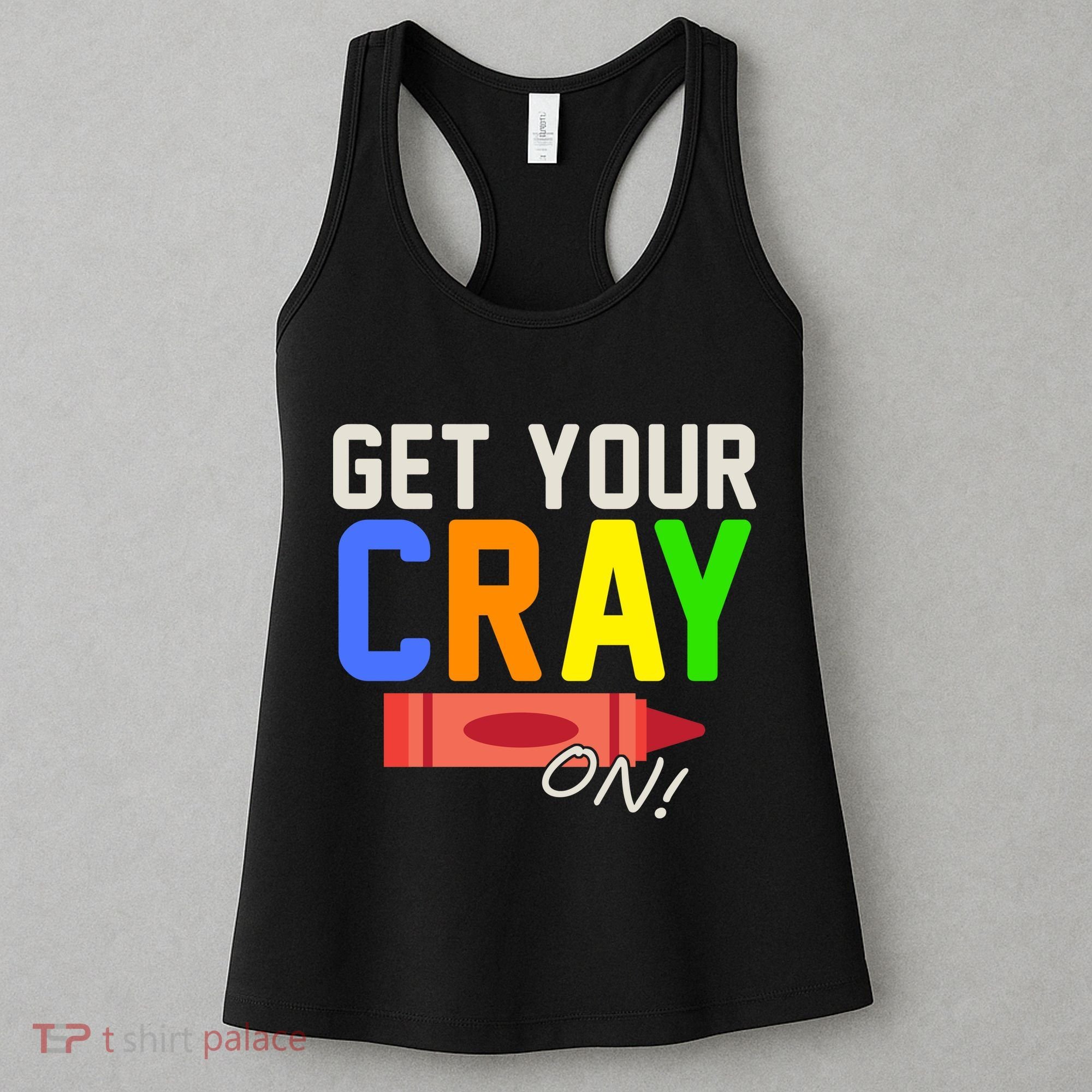 Get Your Cray-On! Fun Back To School Women's Tank Top