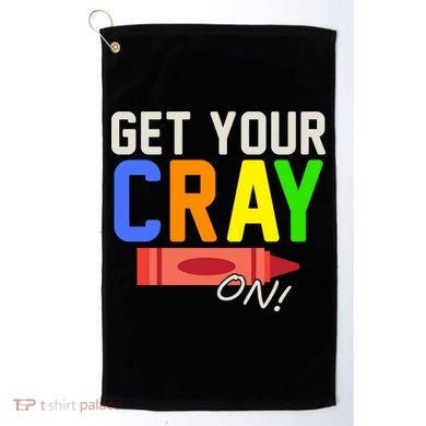 Get Your Cray-On! Fun Back To School Golf Towel