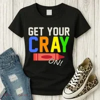 Get Your Cray-On! Fun Back To School Women's T-Shirt thumb 3