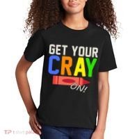Get Your Cray-On! Fun Back To School Kids T-Shirt thumb 2