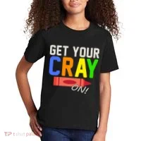 Get Your Cray-On! Fun Back To School Kids T-Shirt thumb 2