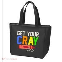 Get Your Cray-On! Fun Back To School Tote Bag thumb 3