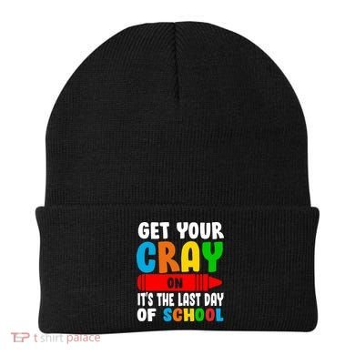 Get Your Crayon It's The Last Day Of School Beanie