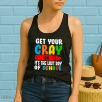 Get Your Crayon It's The Last Day Of School Women's Tank Top thumb 2