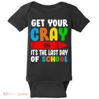 Get Your Crayon It's The Last Day Of School Baby Bodysuit thumb 0