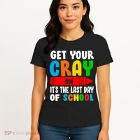 Get Your Crayon It's The Last Day Of School Women's T-Shirt thumb 4