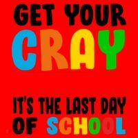Get Your Crayon It's The Last Day Of School Santa Hat thumb 1