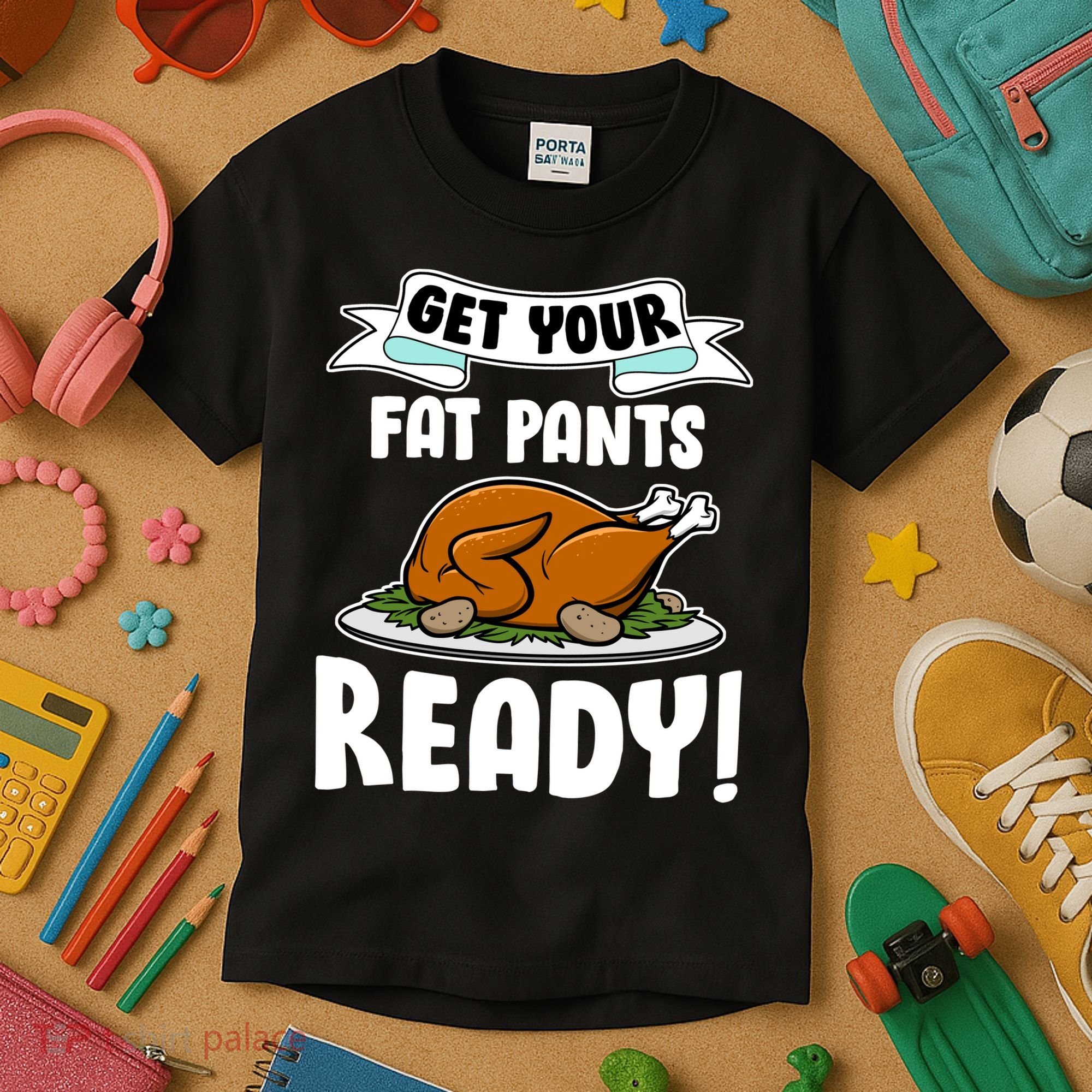 Get Your Fat Pants Ready Kids T-Shirt