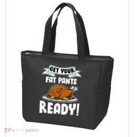 Get Your Fat Pants Ready Tote Bag thumb 3